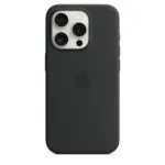 Apple iPhone 15 Pro Silicone Case with MagSafe - Black