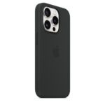 Apple iPhone 15 Pro Silicone Case with MagSafe - Black