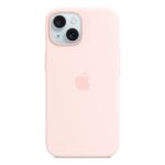 Apple iPhone 15 Silicone Case MagSafe - Light Pink