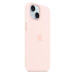 Apple iPhone 15 Silicone Case MagSafe - Light Pink