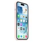 Apple iPhone 15 Silicone Case MagSafe - Light Pink