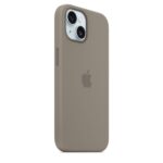 Apple iPhone 15 Silicone Case with MagSafe - Clay