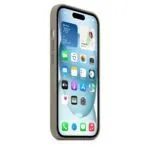 Apple iPhone 15 Silicone Case with MagSafe - Clay