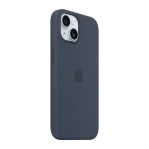Apple iPhone 15 Silicone Case with MagSafe - Storm Blue