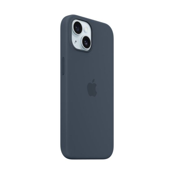 Apple iPhone 15 Silicone Case with MagSafe - Storm Blue