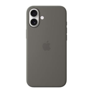 Apple iPhone 16 Plus Silicone MagSafe Case - Stone Gray