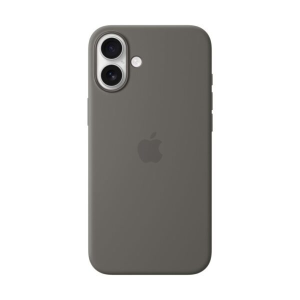 Apple iPhone 16 Plus Silicone MagSafe Case - Stone Gray