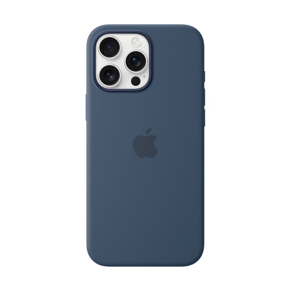 Apple iPhone 16 Pro Max Silicone Case with MagSafe - Denim