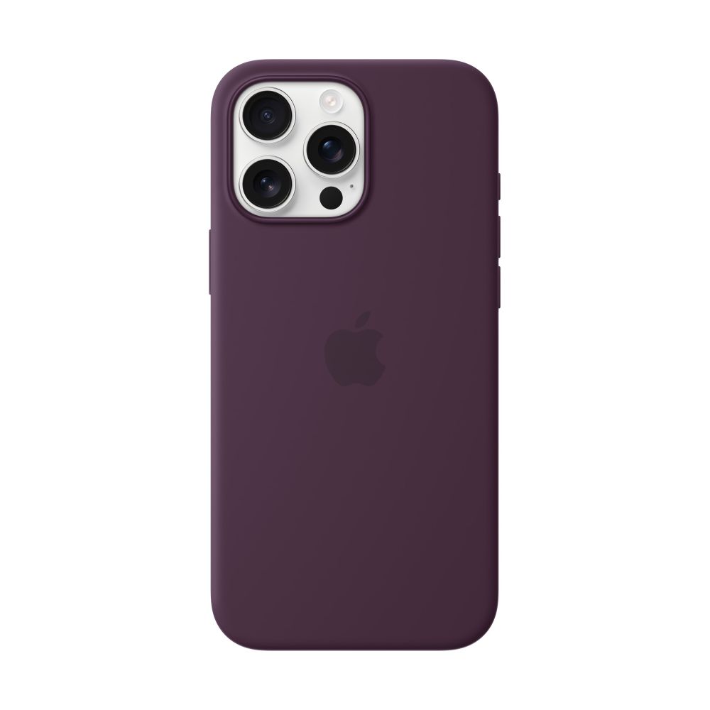 Apple iPhone 16 Pro Max Silicone MagSafe Case - Plum