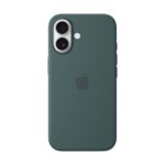 Apple iPhone 16 Silicone Case with MagSafe - Lake Green