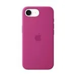 Apple iPhone 16e Silicone Case – Fuchsia
