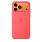 Apple iPhone 17 Pro Max Silicone Case MagSafe – Bright Guava