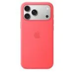 Apple iPhone 17 Pro Max Silicone Case MagSafe – Bright Guava