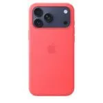 Apple iPhone 17 Pro Max Silicone Case MagSafe – Bright Guava