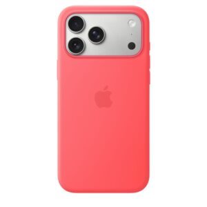 Apple iPhone 17 Pro Max Silicone Case MagSafe – Bright Guava