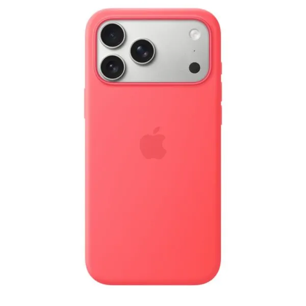 Apple iPhone 17 Pro Max Silicone Case MagSafe – Bright Guava