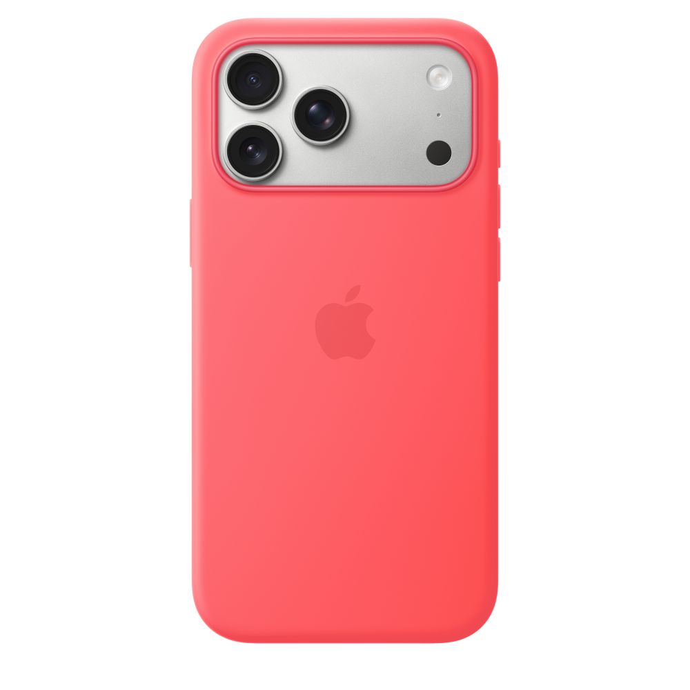 Apple iPhone 17 Pro Max Silicone Case MagSafe – Bright Guava