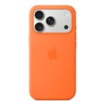 Apple iPhone 17 Pro Silicone Case MagSafe – Orange