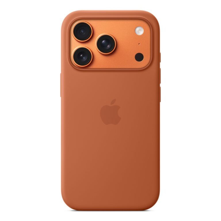Apple iPhone 17 Pro Silicone Case MagSafe – Orange