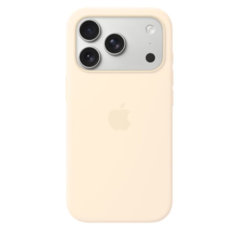 Apple iPhone 17 Pro Silicone Case MagSafe Vanilla