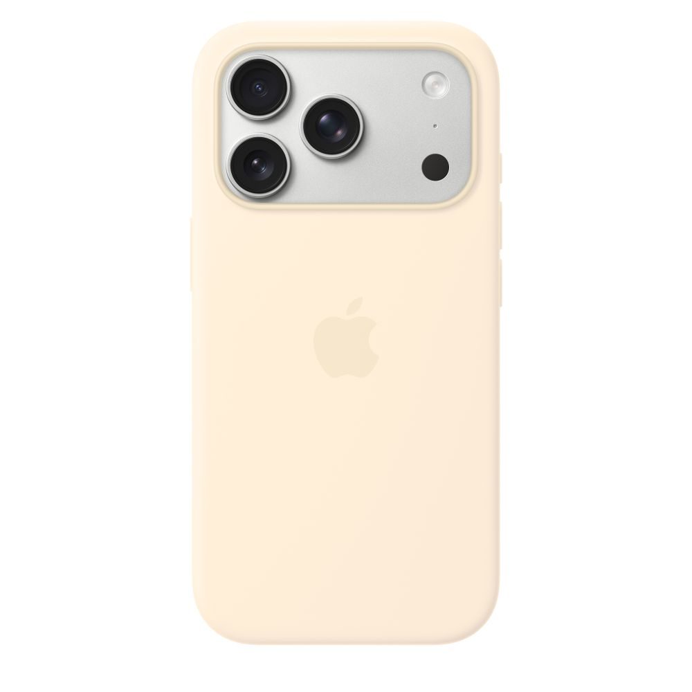 Apple iPhone 17 Pro Silicone Case MagSafe Vanilla