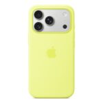 Apple iPhone 17 Pro Silicone Case with MagSafe – Neon Yellow