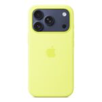 Apple iPhone 17 Pro Silicone Case with MagSafe – Neon Yellow