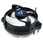 ARCTIC Alpine 23 Compact CPU Cooler - AMD AM4/AM5, 9 cm Aluminium, Black