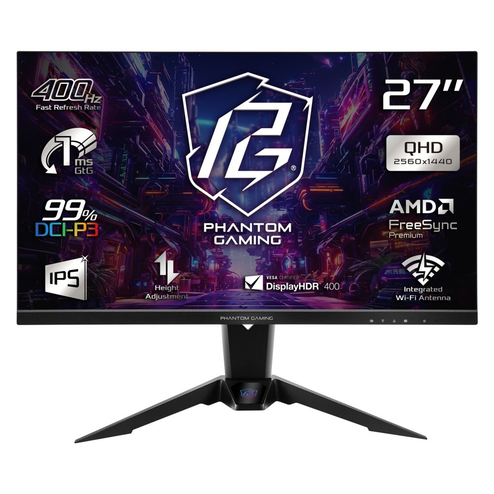 Asrock PG27QFW2A 27" QHD 400Hz IPS Monitor