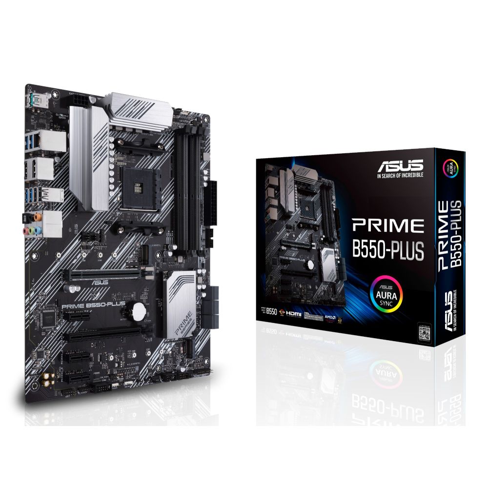 ASUS PRIME B550-PLUS AMD B550 ATX Motherboard Socket AM4
