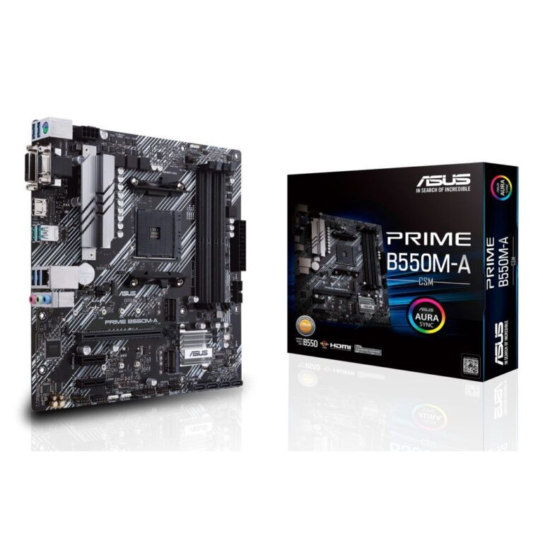 ASUS Prime B550M-A CSM AMD B550 mATX Socket AM4 DDR4