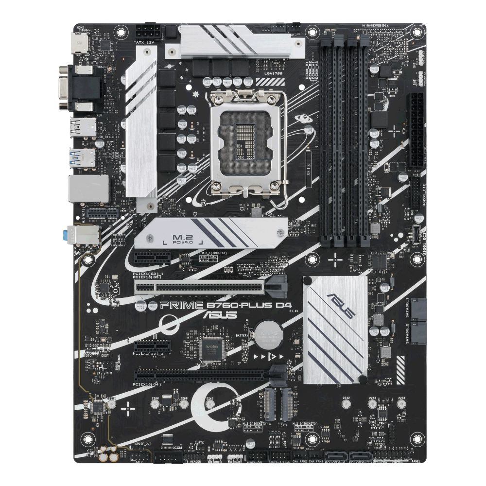 ASUS PRIME B760-PLUS D4 LGA1700 ATX Intel Motherboard