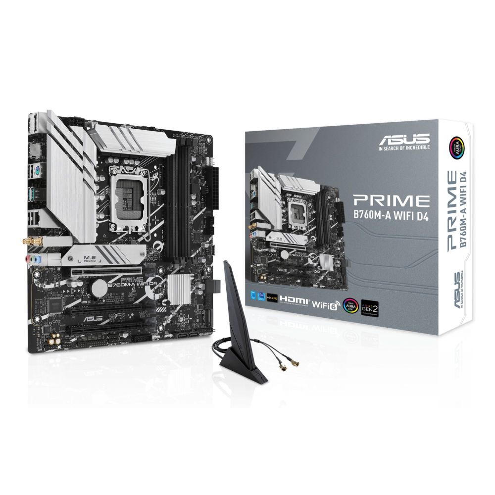 ASUS PRIME B760M-A WIFI D4 mATX LGA1700 DDR4