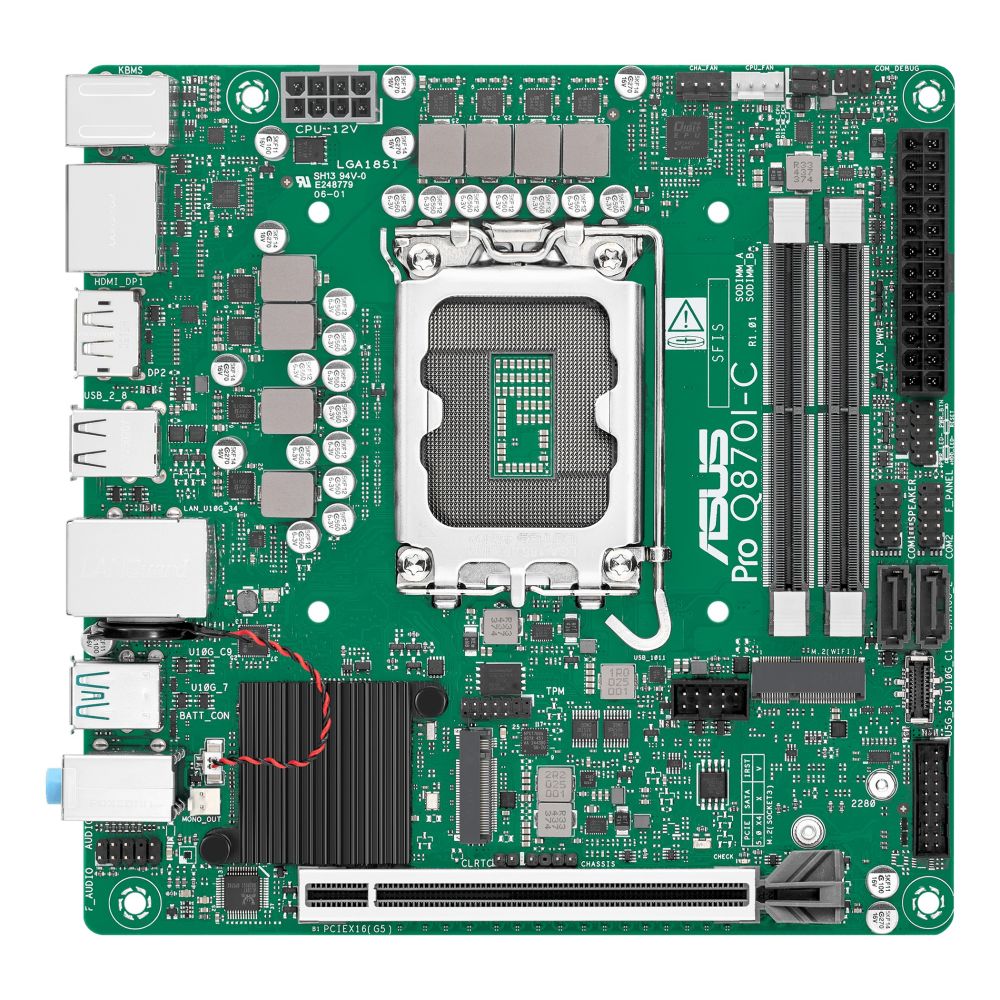 ASUS PRO Q870I-C-CSM Q870 LGA1851 mini-ITX Motherboard