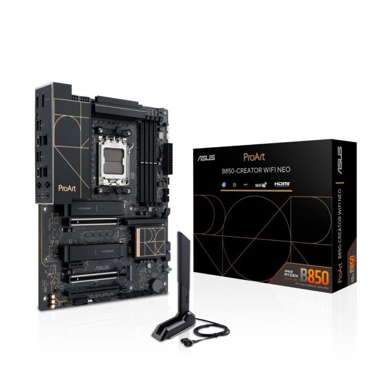 ASUS PROART B850-CREATOR WIFI AMD B850 Socket AM5 ATX Motherboard