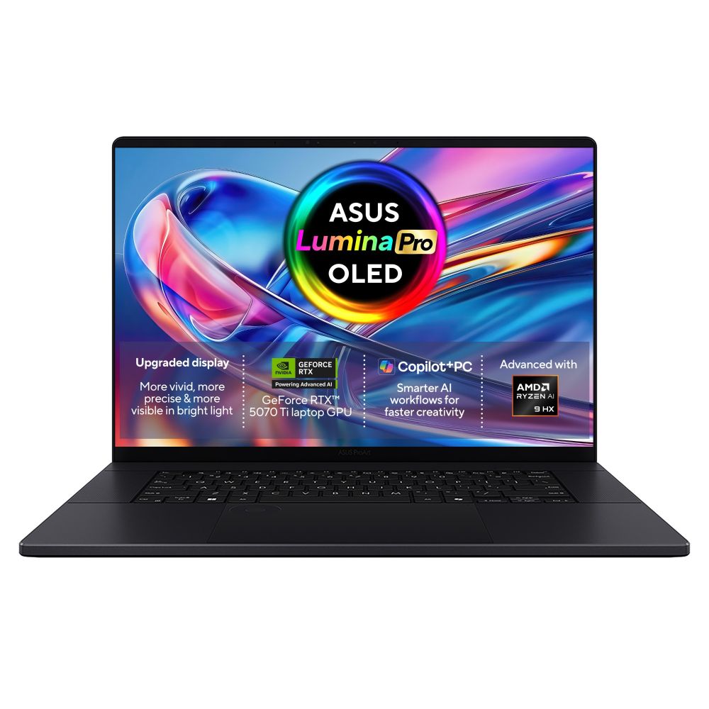 ASUS ProArt P16 H7606WR-SE004W Laptop 16" WQUXGA Touch Ryzen AI 9 HX 370 32GB 2TB SSD RTX 5070 Ti Wi-Fi 7