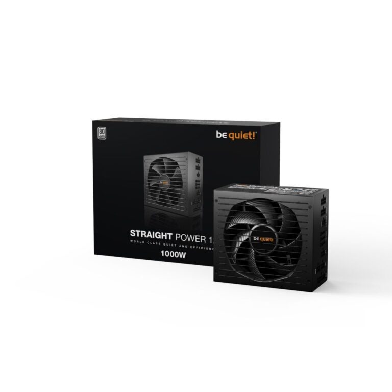 be quiet! 1000W Straight Power 12 80+ Platinum ATX 3.0 PCIe 5.0 Modular PSU