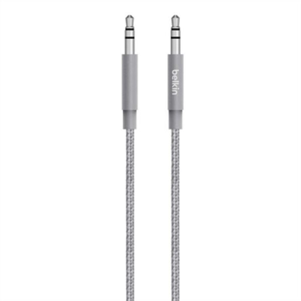Belkin AV10164BT04-GRY Audio Cable 1.2m 3.5mm Grey