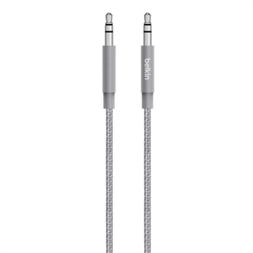 Belkin AV10164BT04-GRY Audio Cable 1.2m 3.5mm Grey