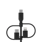 Belkin BOOST CHARGE USB-A to USB-C/Micro-USB/Lightning 1m Black