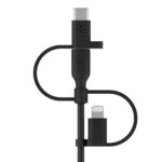 Belkin BOOST CHARGE USB-A to USB-C/Micro-USB/Lightning 1m Black