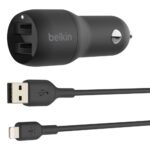 Belkin BoostCharge Auto Car Charger Black Cigar Lighter