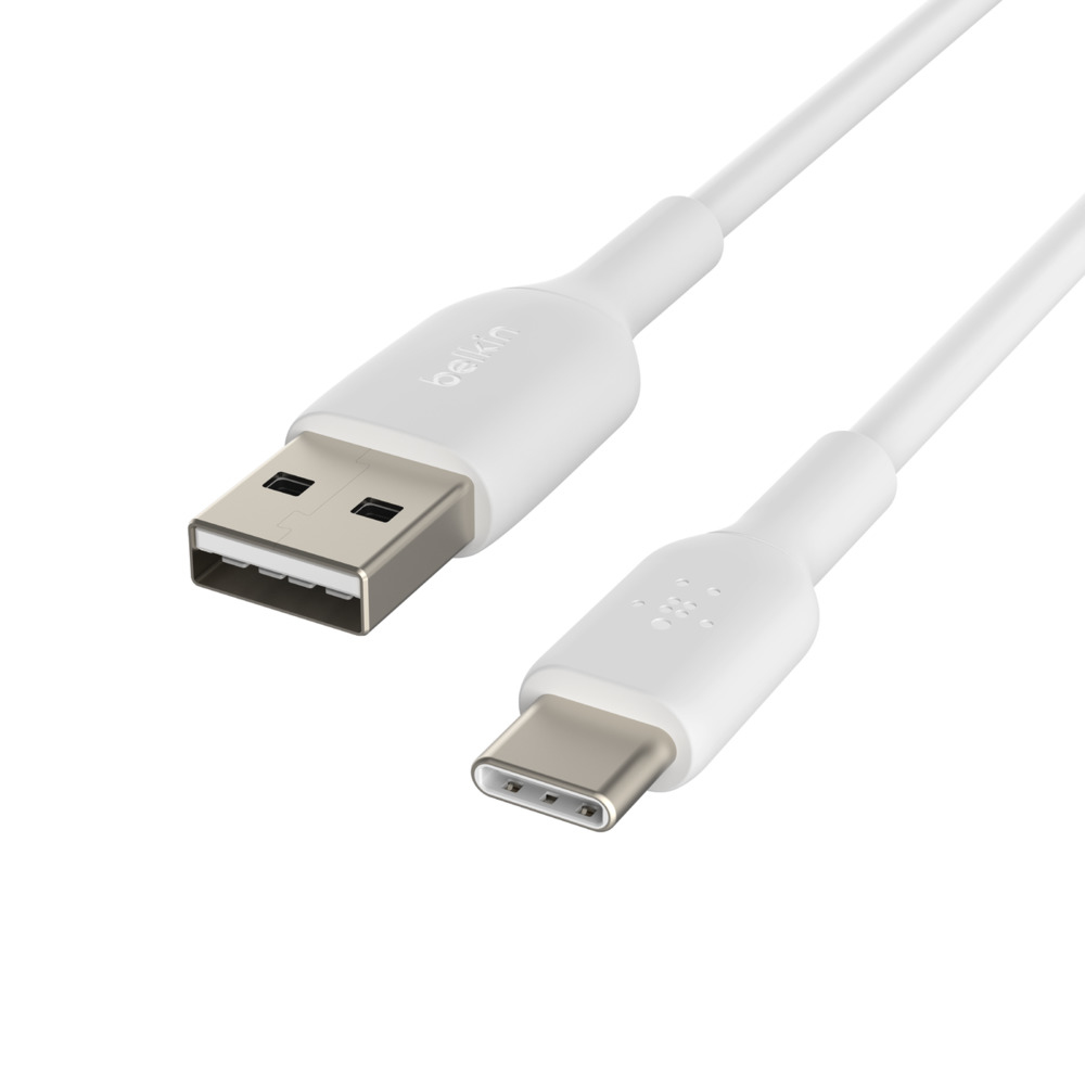 Belkin CAB001BT2MWH 2m USB-A to USB-C White