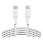 Belkin CAB004BT1MWH2PK USB-C 2.0 Cable 1m White