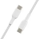 Belkin CAB004BT1MWH2PK USB-C 2.0 Cable 1m White