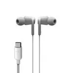 Belkin ROCKSTAR Wired In-Ear USB-C Headphones White