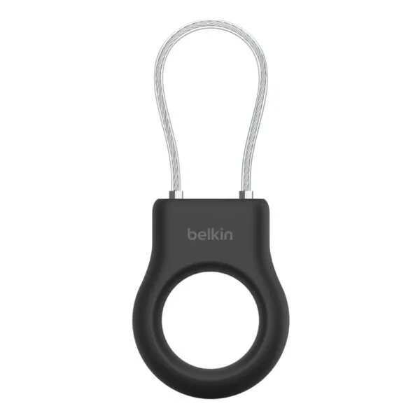 Belkin Secure Holder with Cable for AirTag - Black