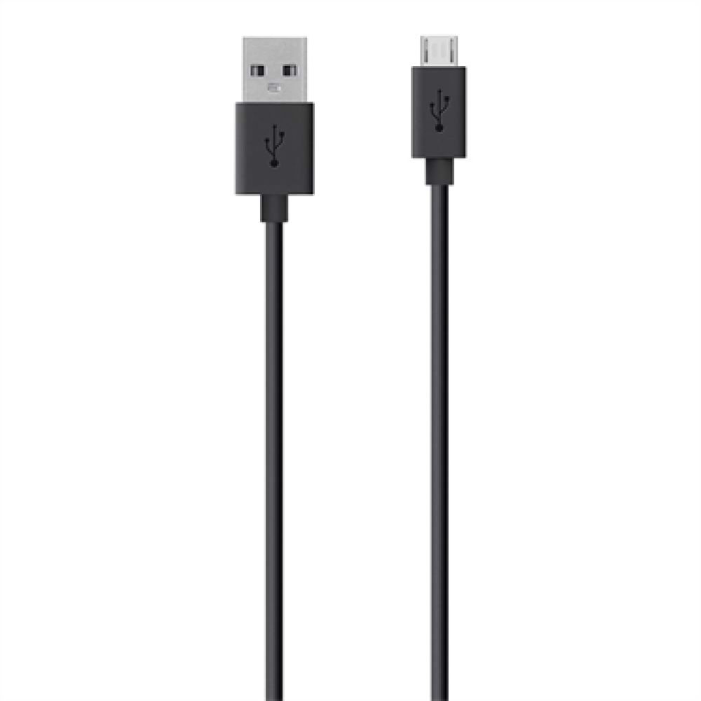 Belkin USB-A to Micro-USB 2m Cable USB 2.0 Black