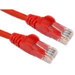 Cables Direct 1.5m Economy Gigabit Network Cable - Red