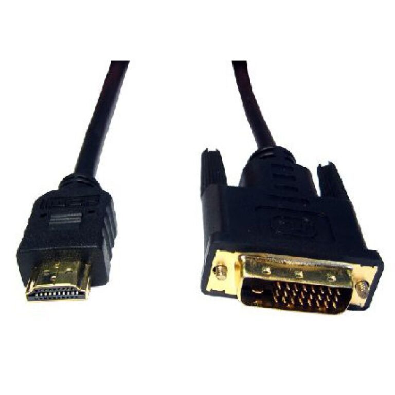 Cables Direct 1m HDMI-DVI-D Black Cable